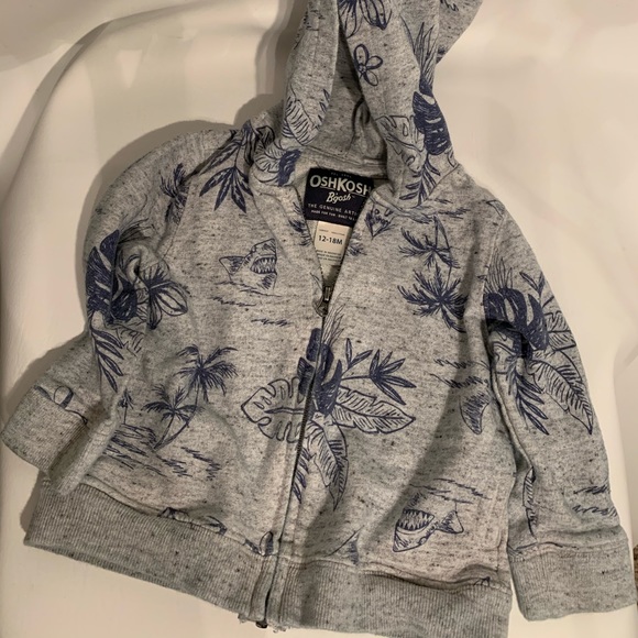 Oshkosh island print hoodie - Picture 2 of 4